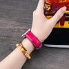 Alligator Leather Band for Apple Watch - Pink