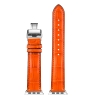 Alligator & Crocodile Apple Watch Bands 40mm, 44mm, Alligator & Crocodile Leather Bands for Apple Watch Series 5, Series 4 - Orange