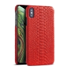 Snakeskin iPhone Xs, Xs Max Cases, Python Skin Cases for iPhone Xs, Xs Max - Red