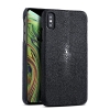 Stingray Leather iPhone Xs, Xs Max Case - Black