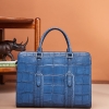 Alligator Leather Briefcase Shoulder Laptop Business Bags for Men