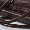 Alligator Leather Briefcase Shoulder Laptop Business Messenger Bag-Top-Handle