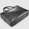 Stylish Alligator Briefcase Business Office Bag for Men-Bottom