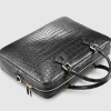 Stylish Alligator Briefcase Business Office Bag for Men-Handle