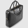 Stylish Alligator Briefcase Business Office Bag for Men-Micro Side