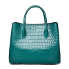 Alligator Handbags Urban Style Satchel Tote Bags-Green