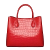 Alligator Handbags Urban Style Satchel Tote Bags-Red