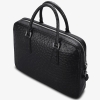 Slim Ostrich Business Bag Designer Ostrich Briefcase for Men-Top