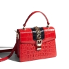 Style Crocodile Handbag Shoulder Bag Crossbody Bag for Lady-Red