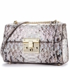 Python Skin Purse, Python Skin Clutch Bag Cross Body Bag-Micro Side