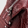 Boston Style Alligator Shoulder Strap Crossbody Handbag Tote Laptop Satchel Purse-Details