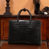 Alligator Leather Briefcase Laptop Business Bag