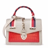 Fashion Small Alligator Skin Shoulder Handbags-Beige