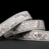 Snakeskin Belts Python Skin Belts-White