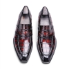 Alligator Penny Loafers Formal Slip-On Shoes-Upper