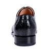 Alligator Wholecut Oxfords Leather Sole Goodyear Welted Dress Shoes-Heel