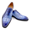 Fashion Alligator Leather Wholecut Oxford Shoes