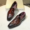 Genuine Alligator Leather Tassel Semi Formal Loafer