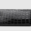 Mens Alligator Leather Long Wallet-Back