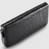 Mens Alligator Leather Long Wallet-Top