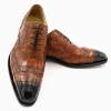 Mens Alligator Leather Wingtip Lace-Up Oxford-2