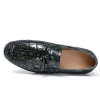 Alligator Slip-on Moccasin Tie-Bow Loafer Driving Shoes-Upper