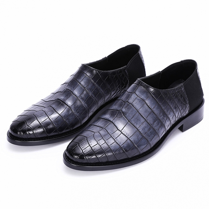 Casual Alligator Loafer Comfortable Slip-on Shoes for Men