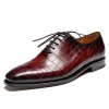 Handcrafted Alligator Oxford Formal Office Dress Shoes for Men