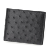 Mens Ostrich Skin Bifold Wallets-1