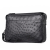 Men’s Ostrich Business Clutch Wrist Bag-Micro side