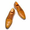 Ostrich Skin Derby Oxford Formal Dress Shoes Goodyear Welt-2