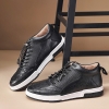 Comfortable Casual Ostrich Lace Up Sneakers-1