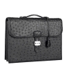 Ostrich Briefcase Laptop Bag Messenger Business Bags-Micro Side