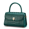 Small Alligator Top Handle Purses Vintage Shoulder Handbags-Micro Side