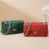 Womens Snakeskin Crossbody Bags Chain Clutch Purses