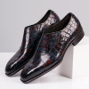 Alligator Leather Slip-On Loafer Party Shoes for Men