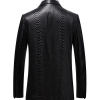 Snakeskin Blazer Python Skin Sport Coat Jacket-Back