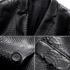 Snakeskin Blazer Python Skin Sport Coat Jacket-Details