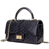 Designer Snakeskin Shoulder Handbags Satchel Purses-Side