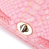 Snakeskin Gold Top Handle Purses Crossbody Bags-Details